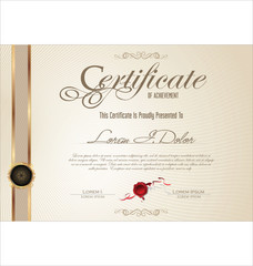 Certificate template