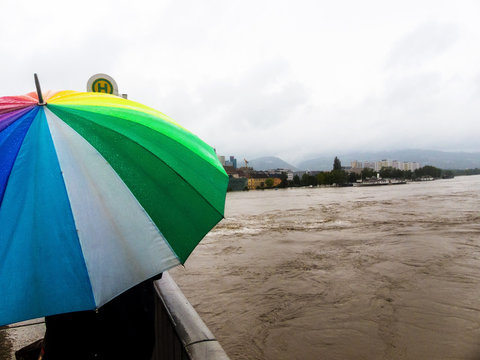 Hochwasser 2013, Linz, Österreich