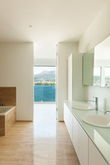 Modern bathroom interior