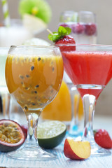 Passion fruit cocktail