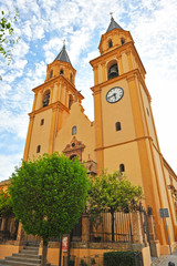 Obraz premium Iglesia, Órgiva, Alpujarras de Granada, España