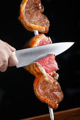 Picanha, traditional Brazilian barbecue.