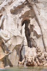 Fontana of the Four Rivers in Rome