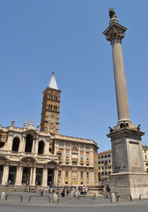 Fototapeta na wymiar Santa Maria Maggiore in Rome
