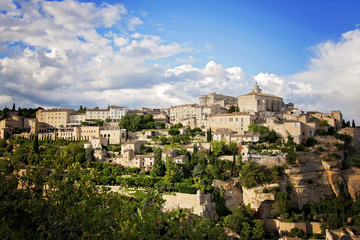 Fototapeta na wymiar Gordes, one of the most beautiful and most visited French villag