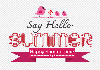 Summer concept  idea design card