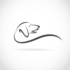 Vector of a dog (Dachshund). Animals. Pets.