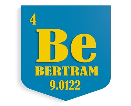 name bertram on shield instead chemical element