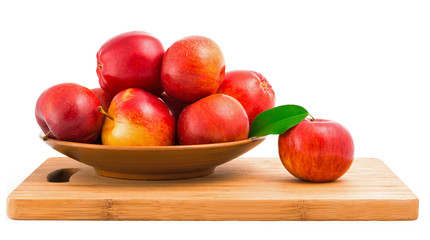 Fototapeta na wymiar Red fresh apples