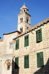 Fototapeta na wymiar The dominican monastery at Dubrovnik