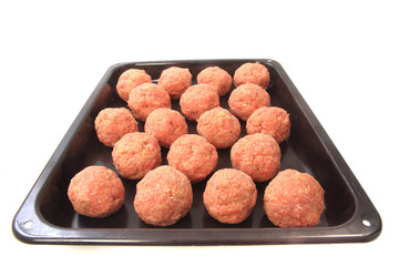 raw meat balls