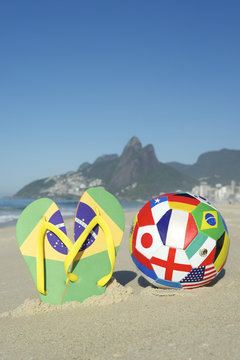 Flip Flops and International Football in Rio