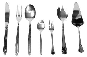 Silver table cutlery
