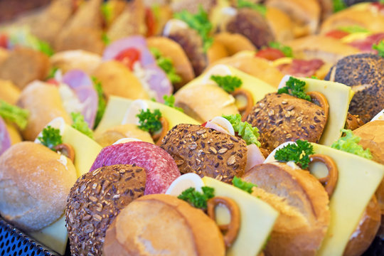 Belegte Br&ouml;tchen - Snacks - Imbiss