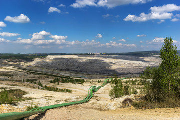 open pit mine