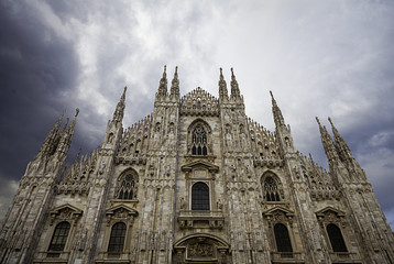 Fototapeta premium Duomo di Milano. Color image