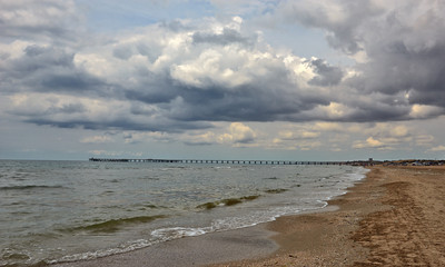 Sea Clouds Pier Beach