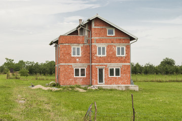 Obraz premium House Under Construction