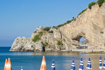 Natural arch in Palinuro, Italy