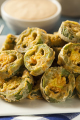 Unhealthy Fried Jalapeno Slices