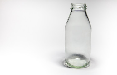 empty milk bottle