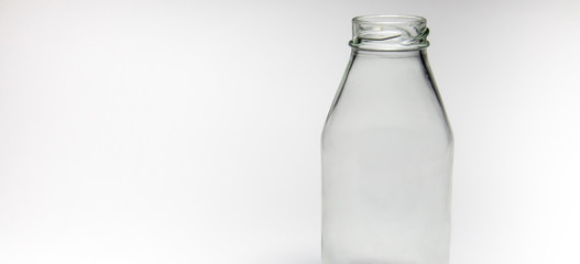 empty milk bottle