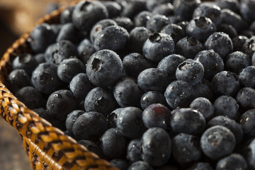 Fresh Organic Raw Blueberries