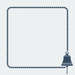 ship bell marine background