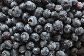Fresh Organic Raw Blueberries