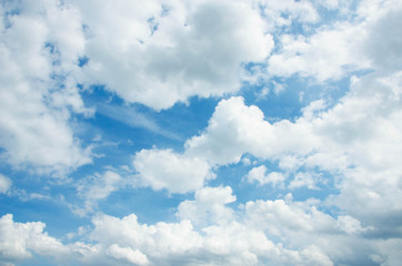 Naklejka na ściany i meble Blue sky and cloud