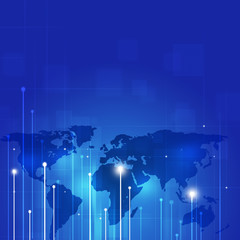 Communication Technology Concept Background