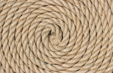 Jute rope. Background