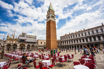 San Marco Piazza in Venice - obrazy, fototapety, plakaty