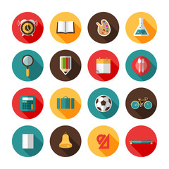 Back to school icons.