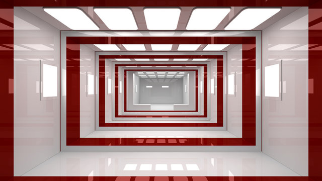 Futuristic interior design