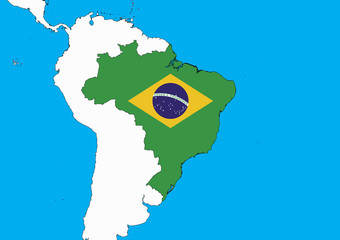 Map of Brazil - 67254685