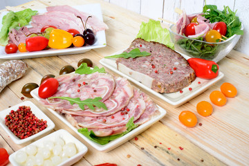 choice of cold cuts