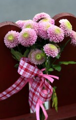 Bouquet on the fence