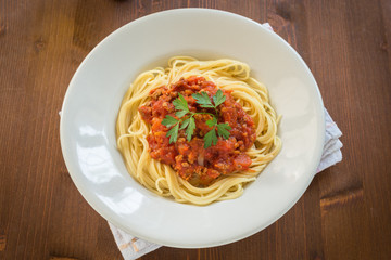 Spaghetti al ragù