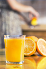 Freshly squeezed orange juice
