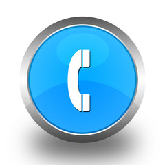 BOUTONS ICONES COLLECTION BLEUE