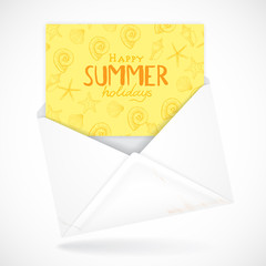Postal Envelopes With Greeting Card
