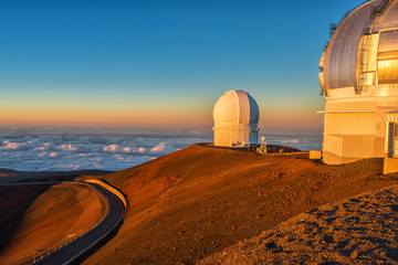 Fototapeta na wymiar Mauna Kea Sunset