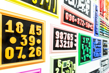 Collection of colorful numbers