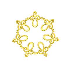 gold ornate