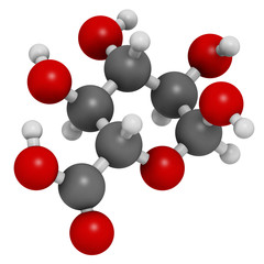 Glucuronic acid molecule.