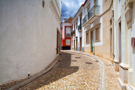 Historic architecture in Tavira city, Algarve,Portugal