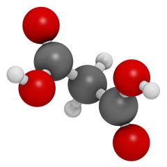 Malonic acid organic dicarboxylic acid molecule.