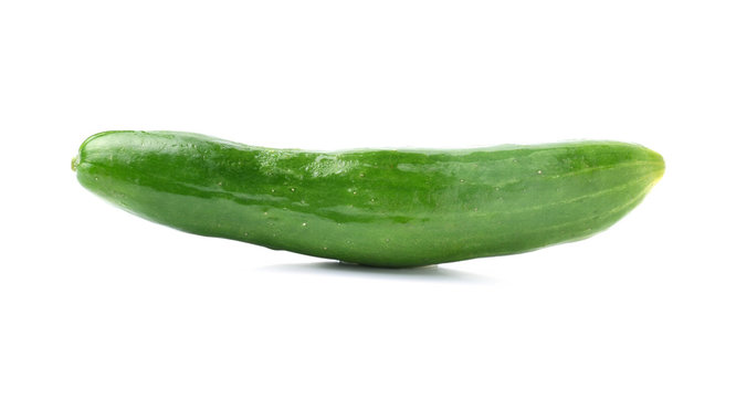 Cucumber on  background.