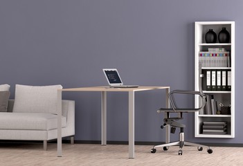 Büro mit Sofa